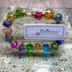 PRINCESS ACCESSORIES- Muti Colored Stone Bracelet